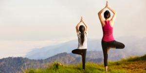 yoga with child