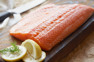 raw salmon blood pressure