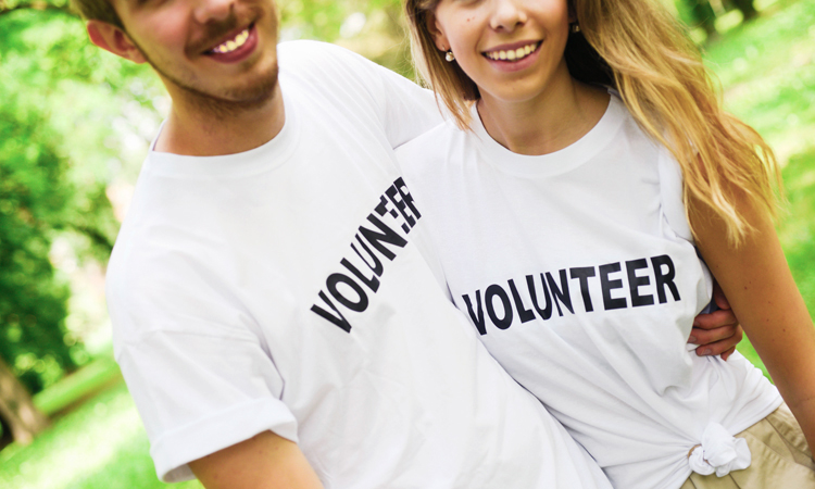 2 volunteers
