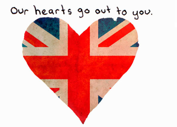 Our Hearts Go Out To The People Of London