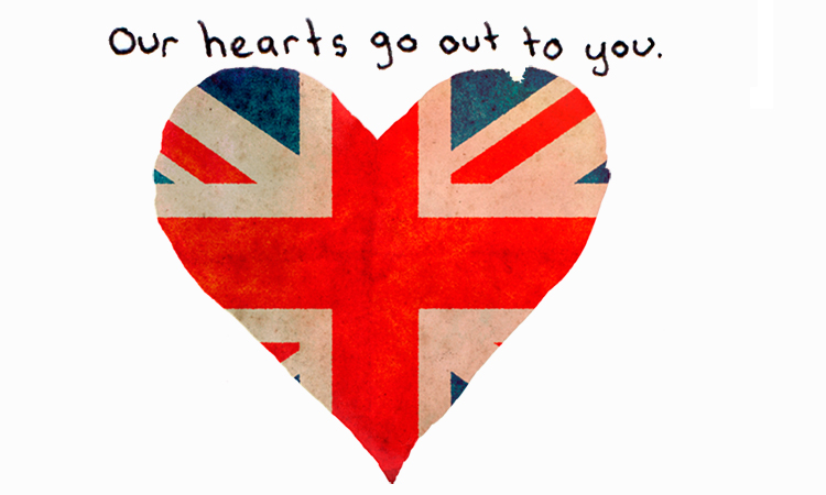 Our Hearts Go Out To The People Of London