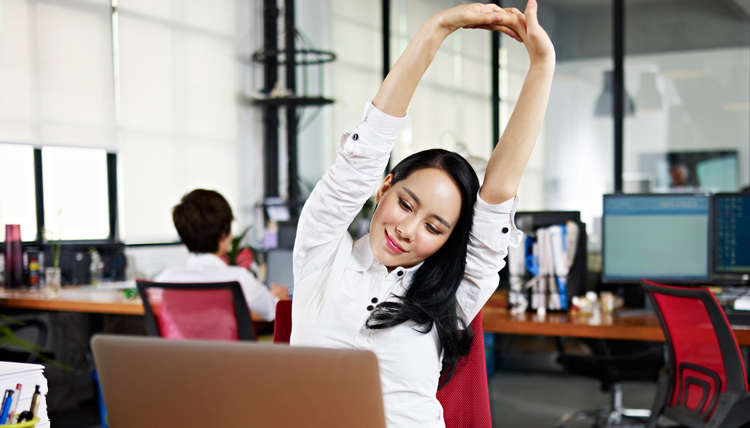 20 Exercises To Do At Your Desk