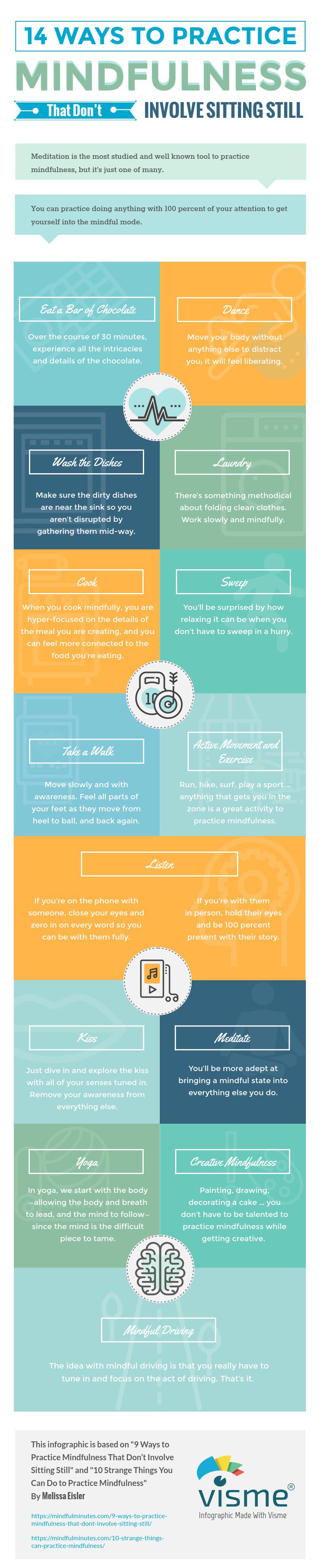 Practice-Mindfulness-That-Dont-Involve-Sitting infographic