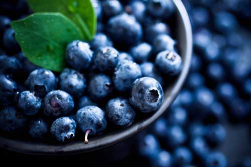 blueberries bowl