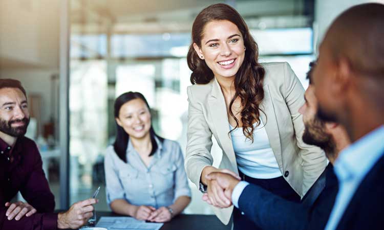 Paralyzing-Blocks-work greeting coworkers