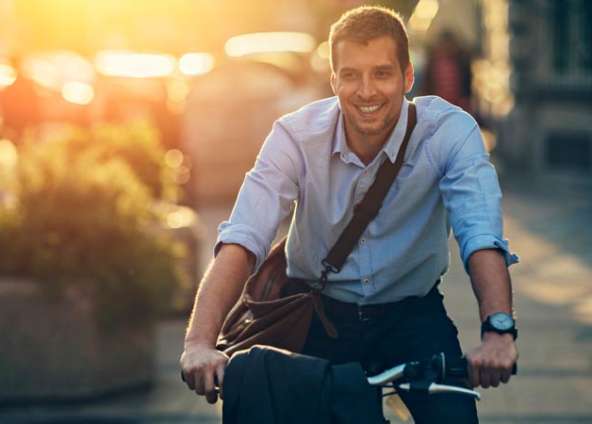 Biking To Work Lowers Mortality