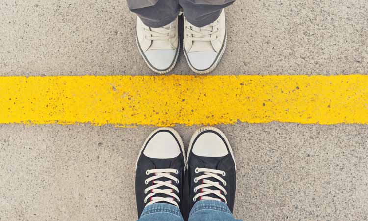 3-Steps-To-Building-Stronger-Boundaries sneakers yellow line