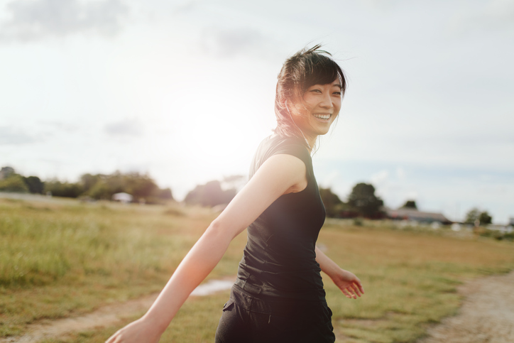 Woman Morning walk