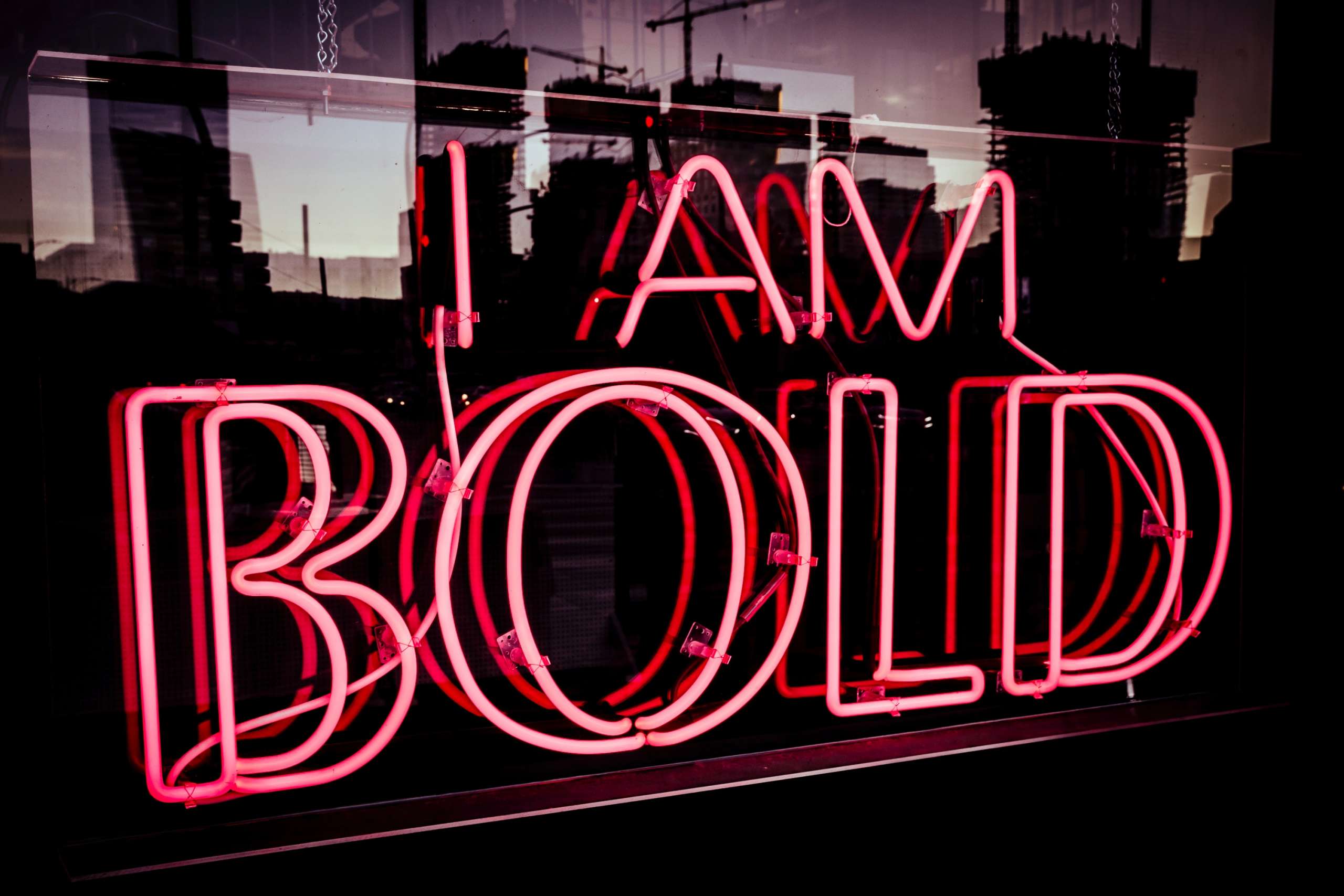 positive affirmation - I am Bold