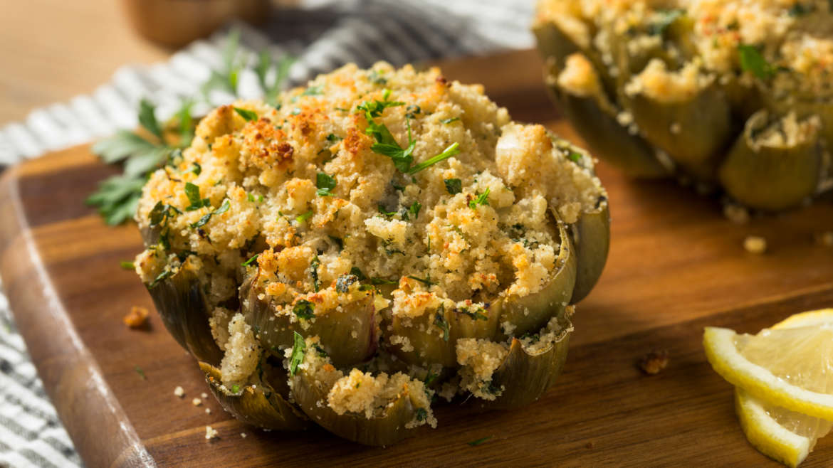 Bettina’s Stuffed Artichokes