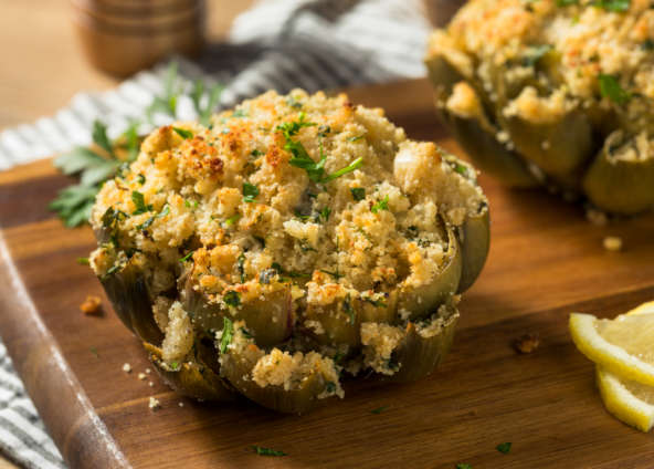 Bettina’s Stuffed Artichokes