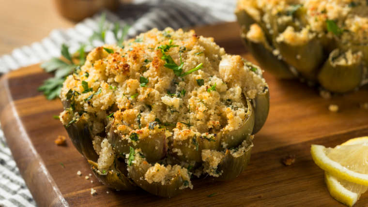 Bettina’s Stuffed Artichokes